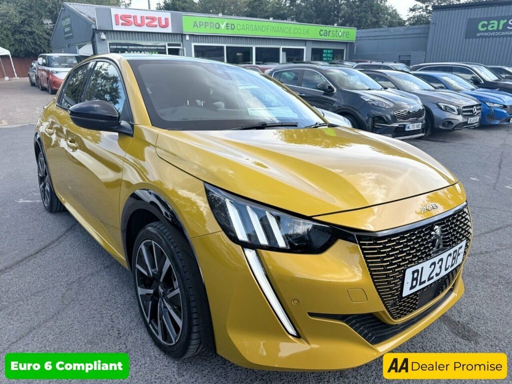 Peugeot e-208 Hatchback BL23CBF Yellow
