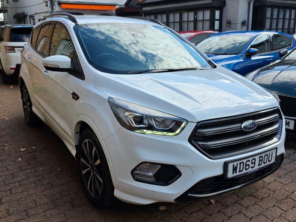 Ford Kuga 2.0 Tdci St-line Powershift Euro 6 WD69BOU White #5