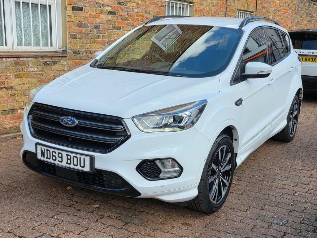 Ford Kuga 2.0 Tdci St-line Powershift Euro 6 WD69BOU White #3
