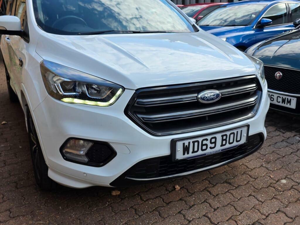 Ford Kuga 2.0 Tdci St-line Powershift Euro 6 WD69BOU White #6