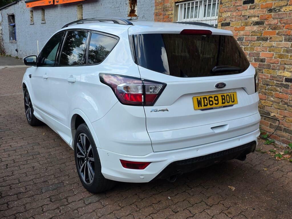 Ford Kuga 2.0 Tdci St-line Powershift Euro 6 WD69BOU White #4
