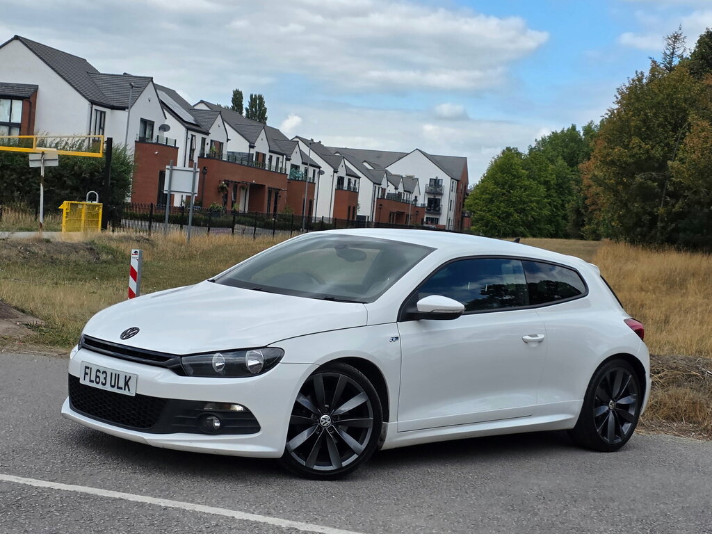 Volkswagen Scirocco 2.0 Tdi R-line Hatchback Euro 5 White #3
