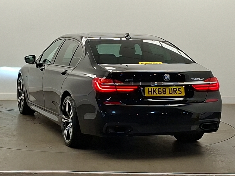 BMW 7 Series 740Ld Xdrive M Sport Black #2