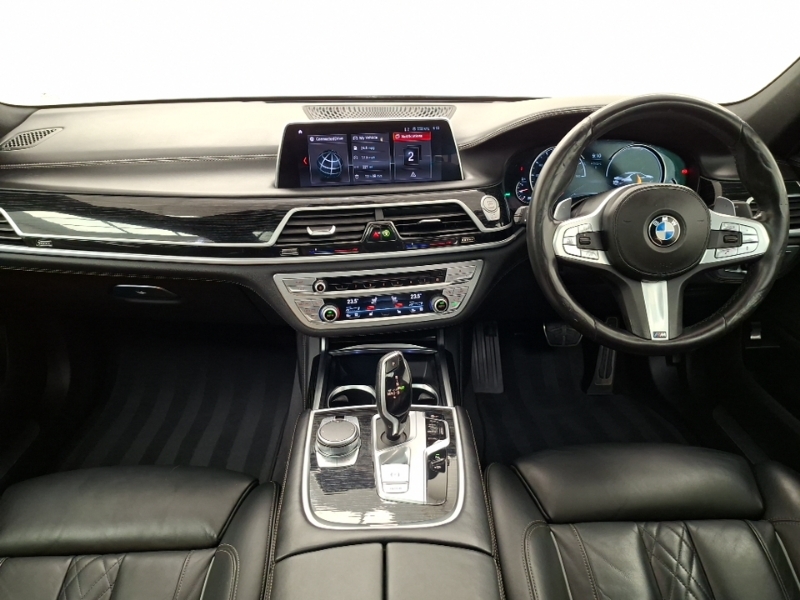 BMW 7 Series 740Ld Xdrive M Sport Black #3