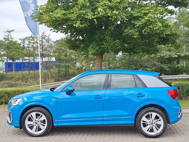 Audi Q2 35 Tfsi S Line SA23UOG Blue #4
