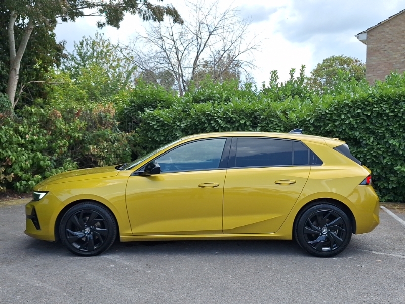 Vauxhall Astra 1.2 Turbo 130 Gs SN23MMT Yellow #4