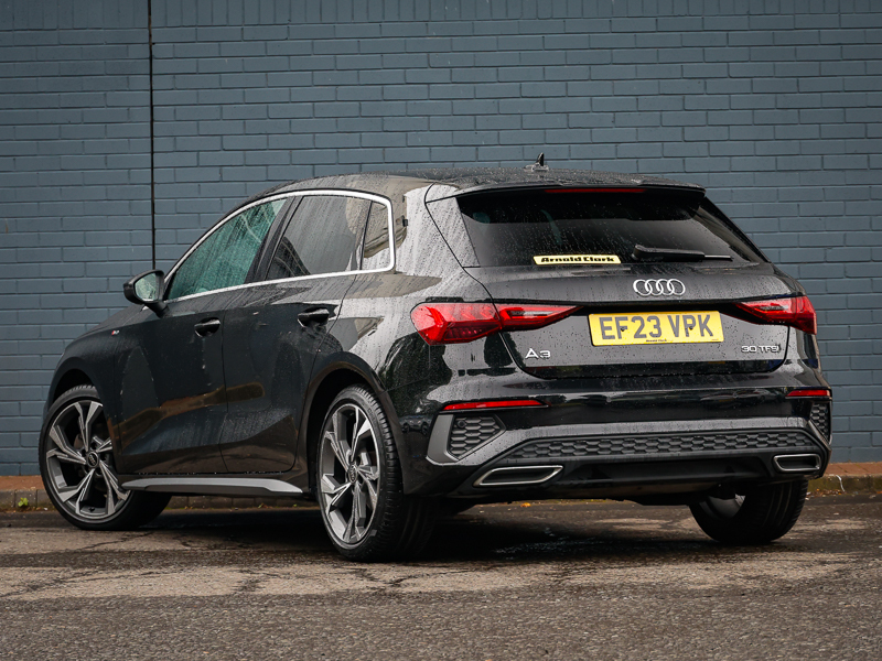 Audi A3 30 Tfsi S Line EF23VPK Black #2