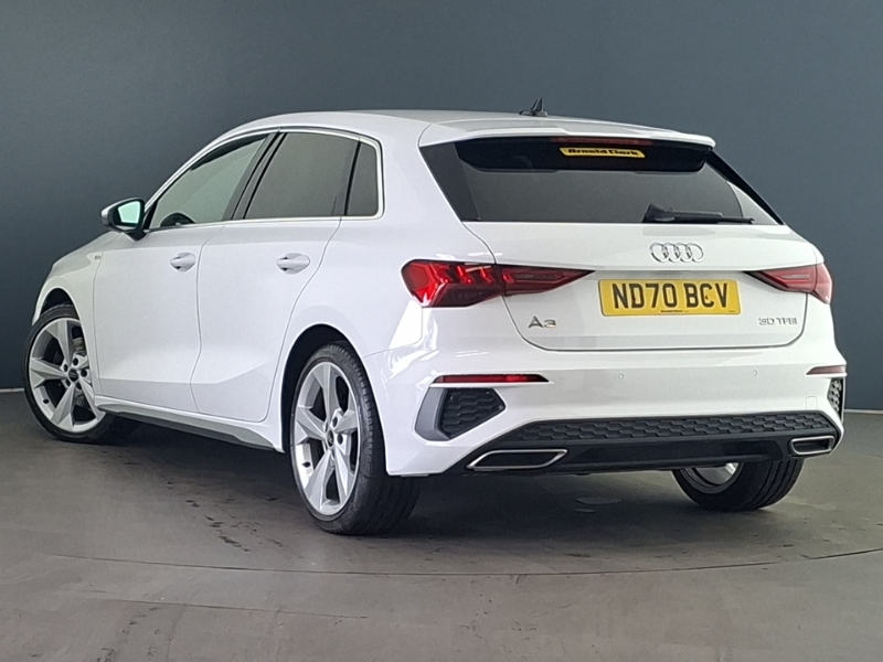 Audi A3 30 Tfsi S Line ND70BCV White #2