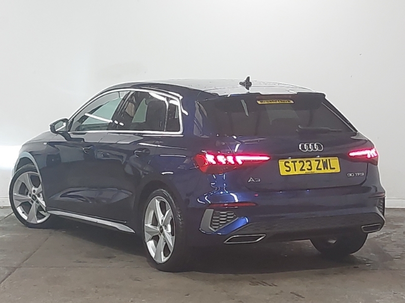 Audi A3 30 Tfsi S Line ST23ZWL Blue #2