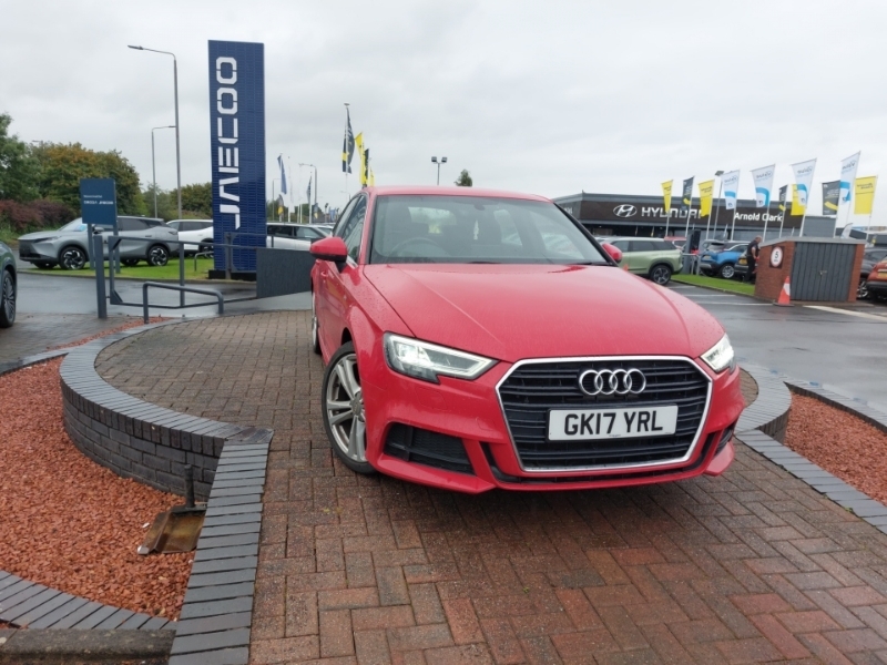 Audi A3 1.4 Tfsi S Line GK17YRL Red