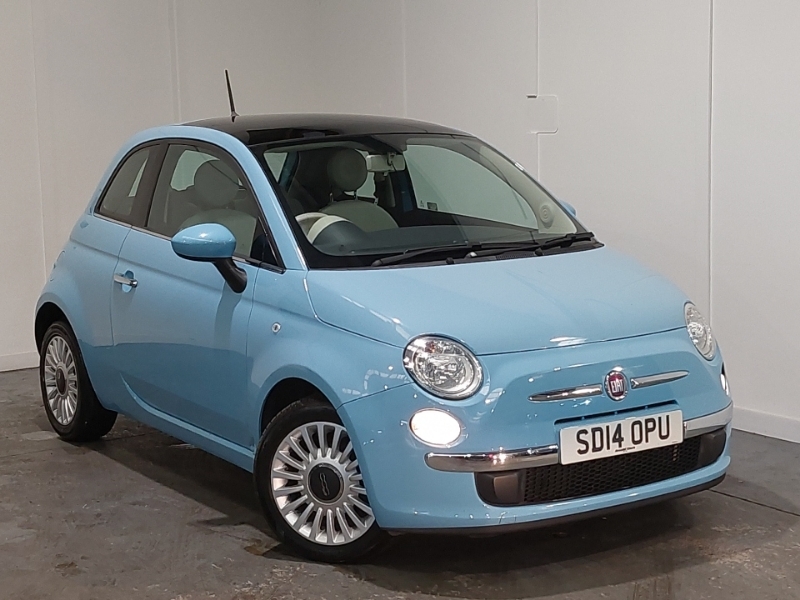 Fiat 500 1.2 Lounge Start Stop SD14OPU Blue
