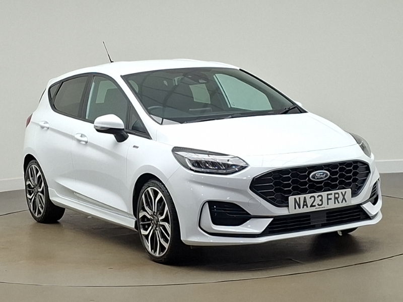 Ford Fiesta 1.0 Ecoboost St-line X NA23FRX White