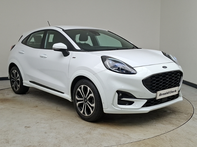 Ford Puma 1.0 Ecoboost Hybrid Mhev 155 St-line White
