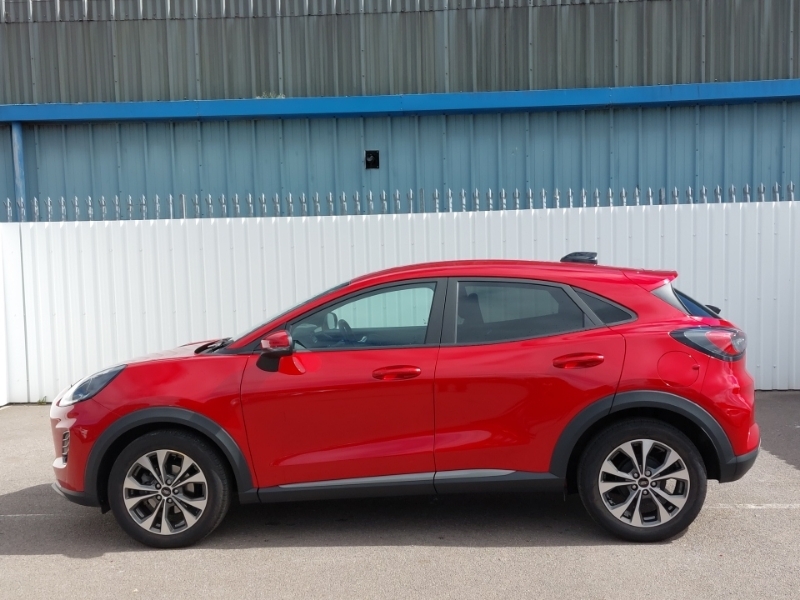 Ford Puma 1.0 Ecoboost Hybrid Mhev Titanium Dct FJ75LYU Red #4