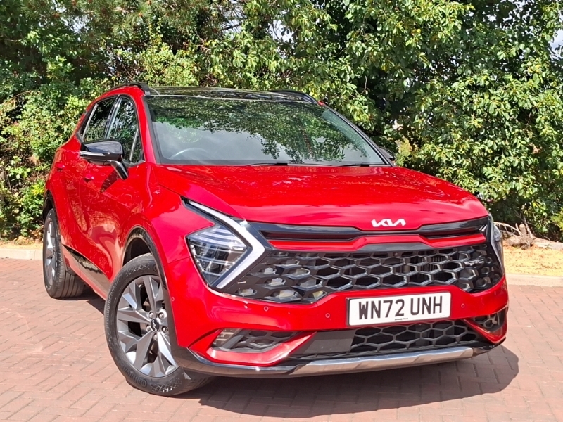 Kia Sportage 1.6T Gdi Hev Gt-line S Awd Red