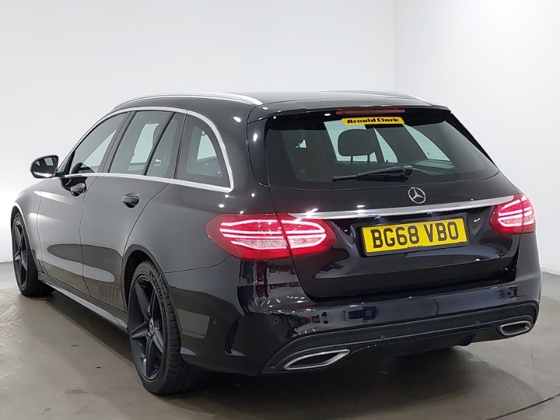 Mercedes-Benz C Class C220d Nightfall Edition BG68VBO Black #2