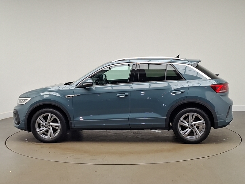 Volkswagen T-Roc 1.5 Tsi R-line Blue #4