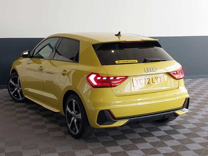 Audi A1 30 Tfsi 110 S Line S Tronic YC72LYT Yellow #2