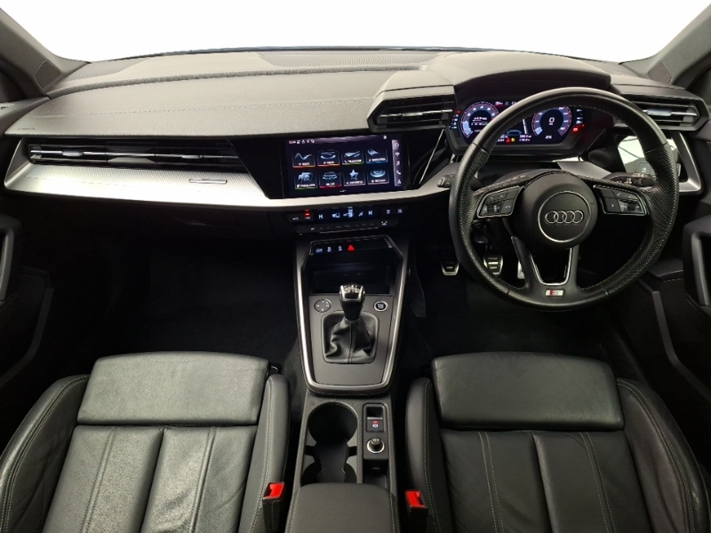 Audi A3 30 Tfsi S Line MK23CBU Black #3
