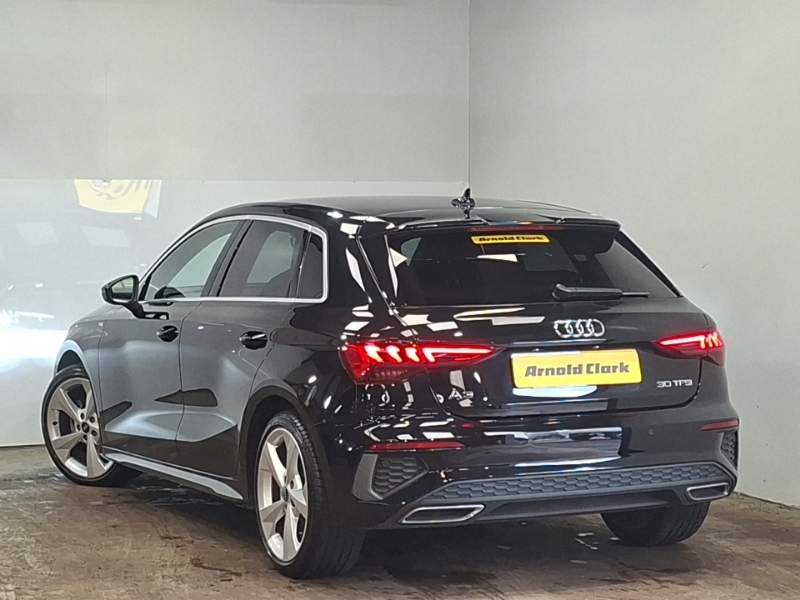 Audi A3 30 Tfsi S Line DC23URG Black #2