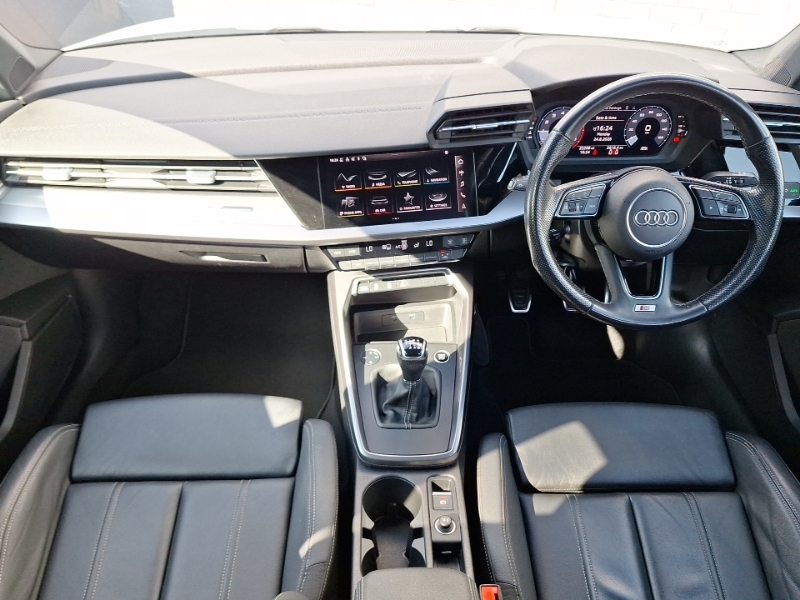 Audi A3 30 Tfsi S Line FD23GYW White #3