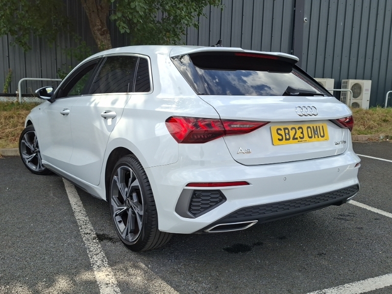 Audi A3 30 Tfsi S Line S Tronic SB23OMU White #2