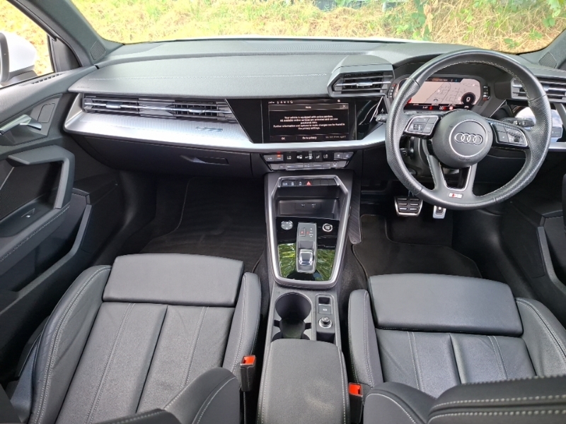 Audi A3 30 Tfsi S Line S Tronic SB23OMU White #3