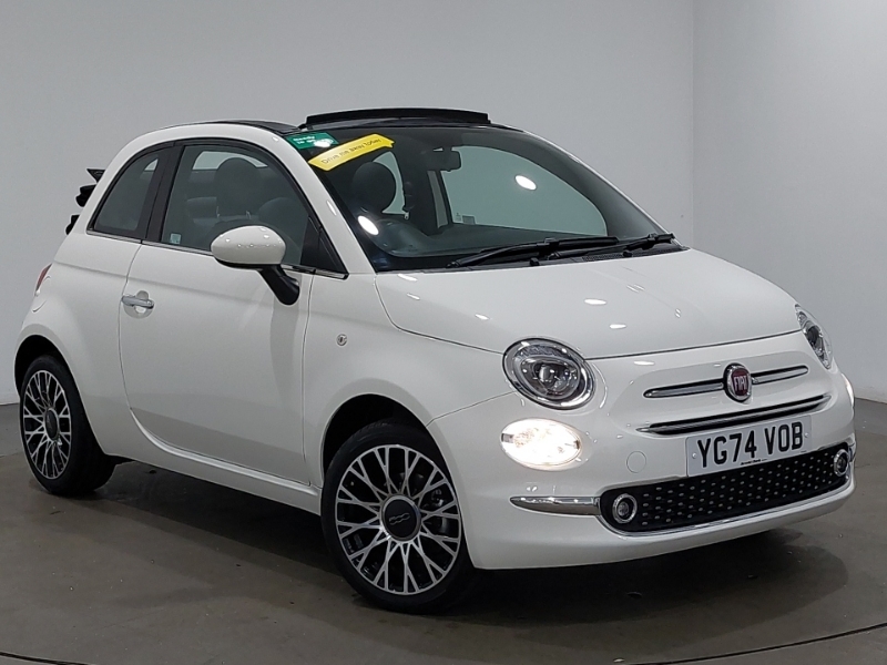 Fiat 500C 1.0 Mild Hybrid White