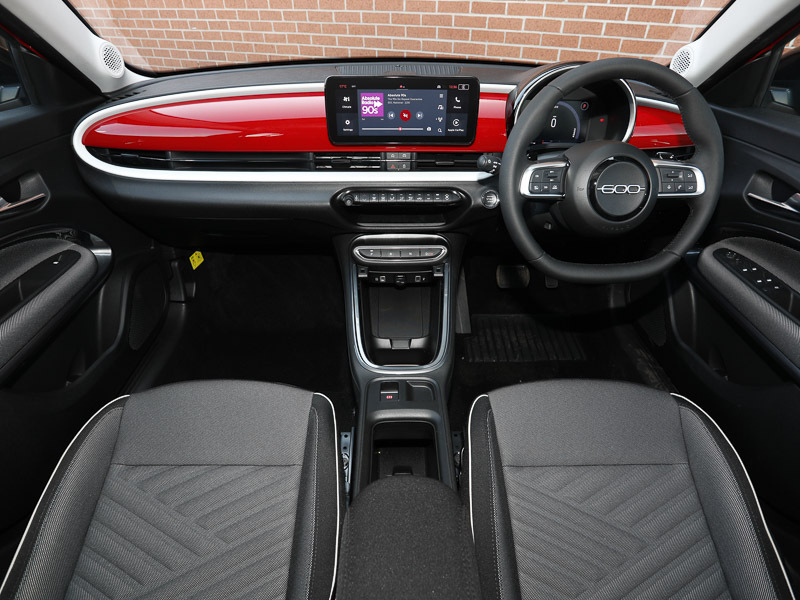 Fiat 600 1.2 Hybrid 48V Edct-6 Red #4