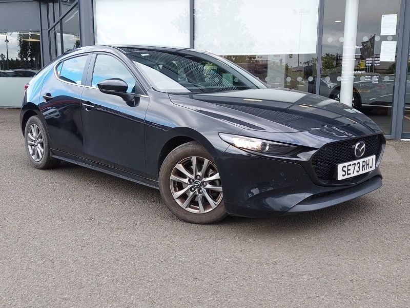 Mazda 3 2.0 E-skyactiv G Mhev Centre-line SE73RHJ Black