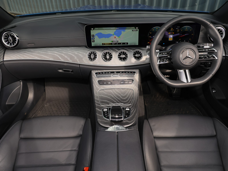 Mercedes-Benz E Class E400d 4Matic Amg Line Night Ed Pre 9G-tronic Blue #3