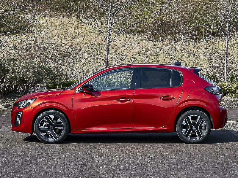 Peugeot 208 1.2 Hybrid 110 Allure E-dsc6 Red #4