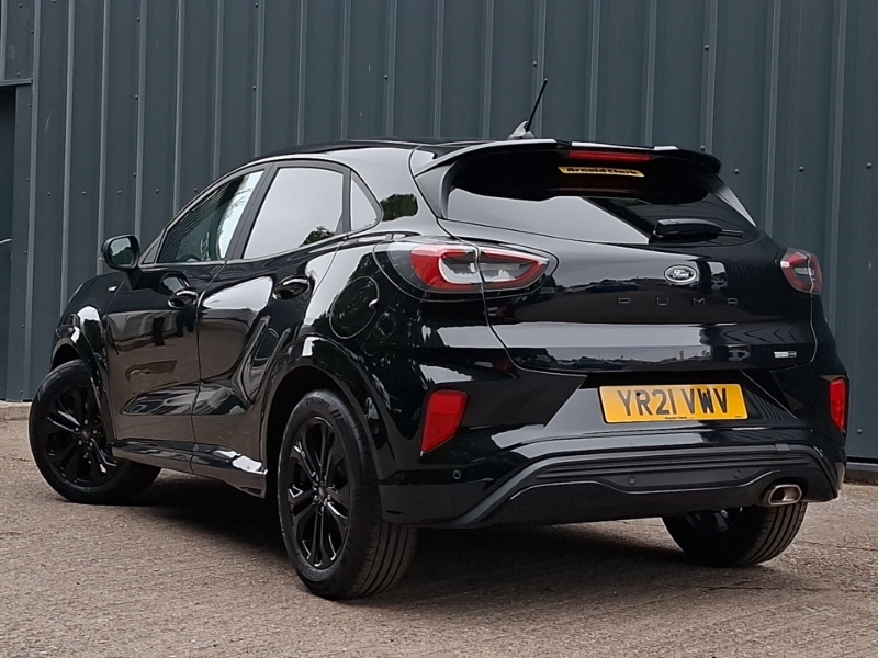 Ford Puma 1.0 Ecoboost Hybrid Mhev St-line YR21VWV Black #2