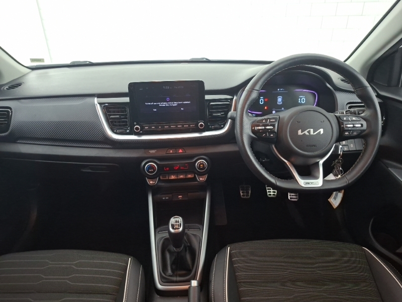 Kia Stonic 1.0T Gdi 98 Gt-line White #3