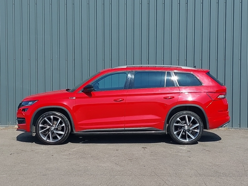 Skoda Kodiaq 2.0 Tdi 190 Sport Line 4X4 Dsg 7 Seat VN68YDX Red #4