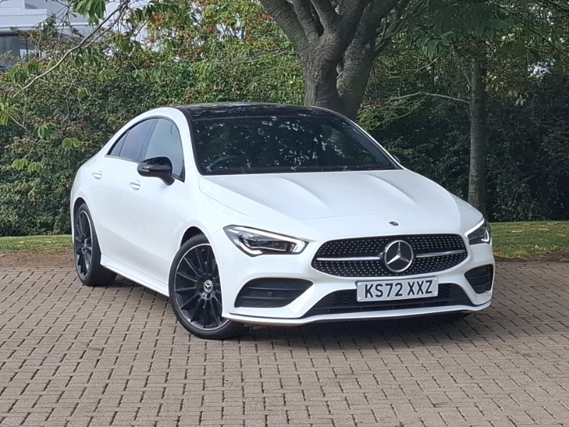Mercedes-Benz CLA Class Cla 220D Amg Line Premium Night Ed Tip White