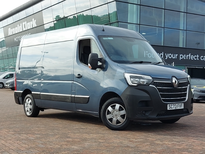 Renault Master Mm35 Blue Dci 135 Advance Medium Roof Van Blue