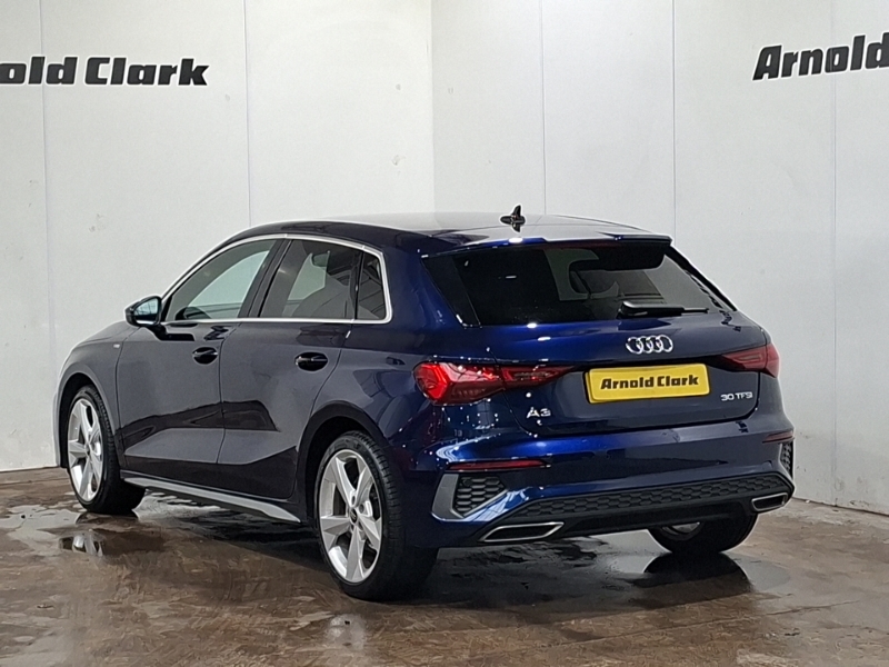 Audi A3 30 Tfsi S Line YA23MWV Blue #2