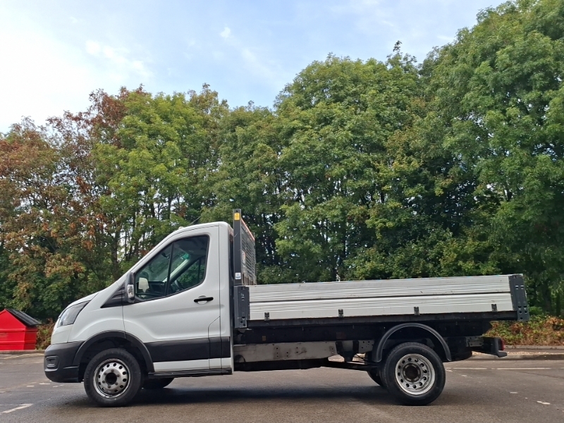 Ford Transit Custom 2.0 Ecoblue 130Ps Aluminium Tipper 1 Way FJ72RYF White #4