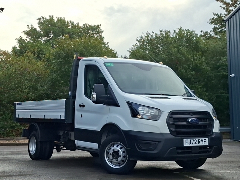 Ford Transit Custom 2.0 Ecoblue 130Ps Aluminium Tipper 1 Way FJ72RYF White
