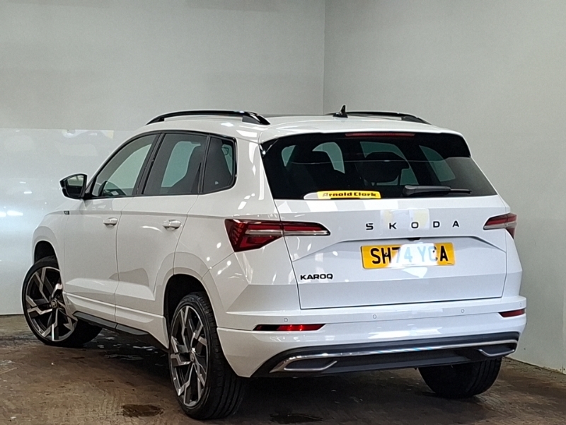 Skoda Karoq 1.5 Tsi Sportline Dsg White #2