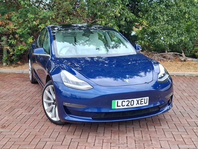 Tesla Model 3 Long Range Awd Blue