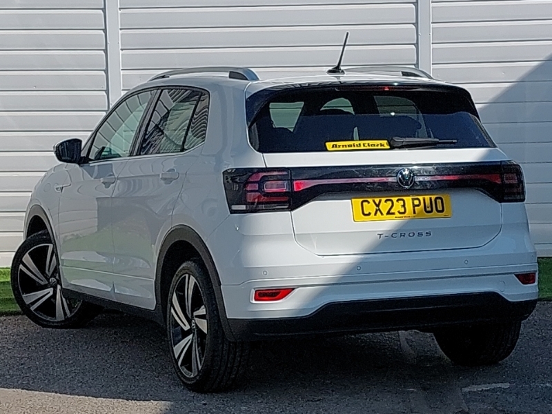 Volkswagen T-Cross 1.5 Tsi Evo R-line Dsg White #2