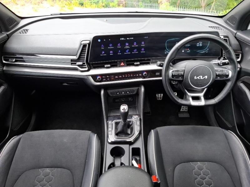 Kia Sportage 1.6T Gdi 157 48V Isg Gt-line White #3