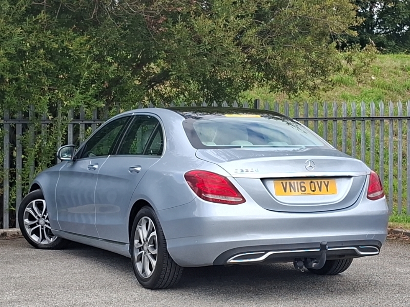 Mercedes-Benz C Class C220d Sport Premium Silver #2