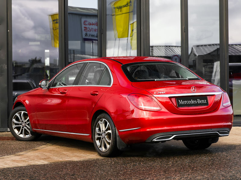 Mercedes-Benz C Class C200 Sport Red #2