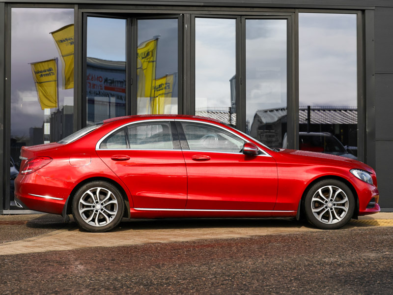 Mercedes-Benz C Class C200 Sport Red #4