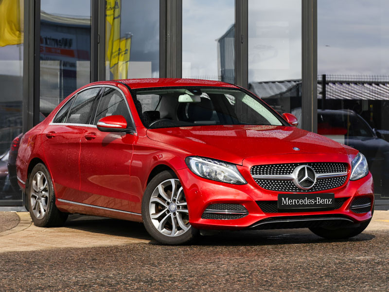 Mercedes-Benz C Class C200 Sport Red