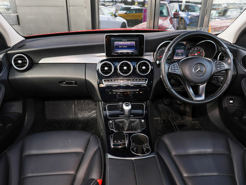 Mercedes-Benz C Class C200 Sport Red #3