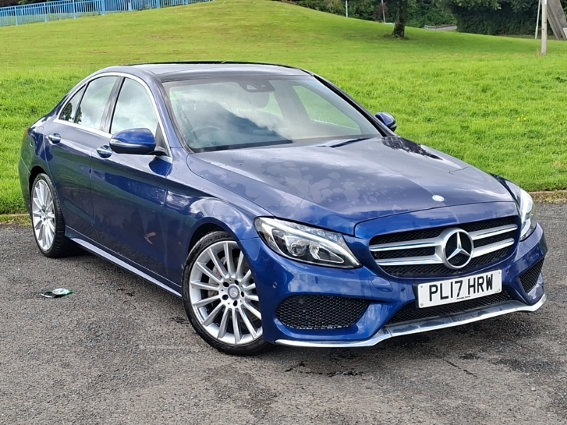 Mercedes-Benz C Class C250d Amg Line Premium Plus 9G-tronic Blue